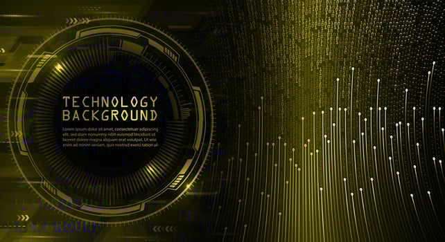 cyber circuit future technology concept background vector