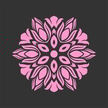 Modern mandala art vector design with a beautiful mix of colours Free Vector