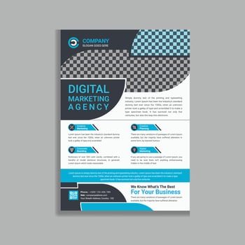 Corporate Business Flyer Design Concept vector