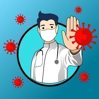 Doctor profile icon vector design