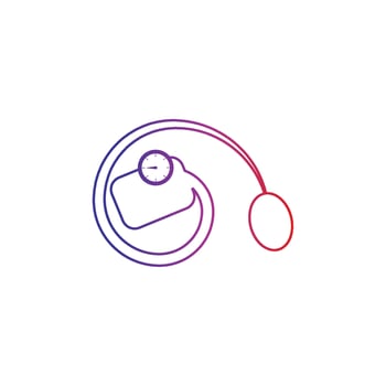 Medical mechanical tonometer icon vector