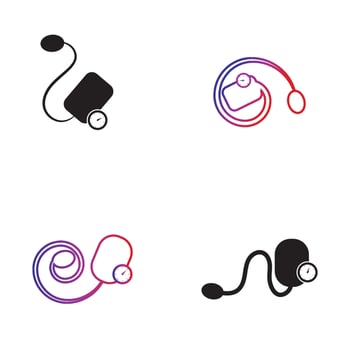 Medical mechanical tonometer icon vector