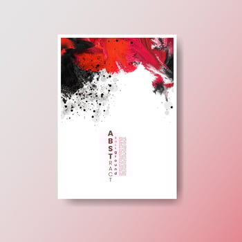 Cards with bright colorful vector watercolor background. Design for your date, postcard, banner, logo.