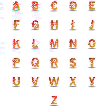 Alphabet Letter with technology Logo design, Creative concept network Vector
