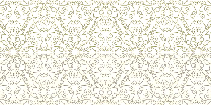 gold line pattern ethnic background vector