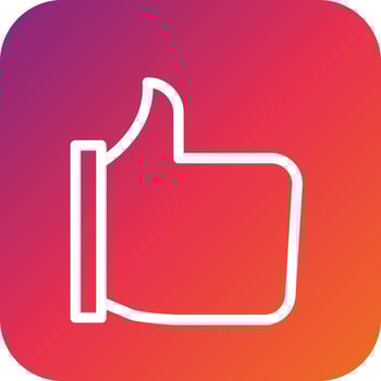 Like Vector Icon Design Illustration