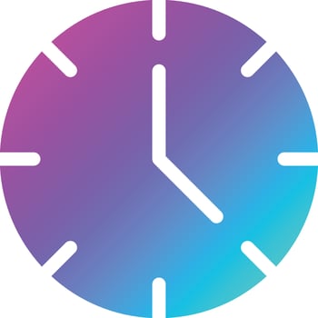 Clock Vector Icon Design Illustration