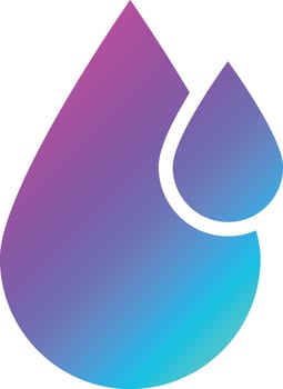 Water Drop Vector Icon Design Illustration