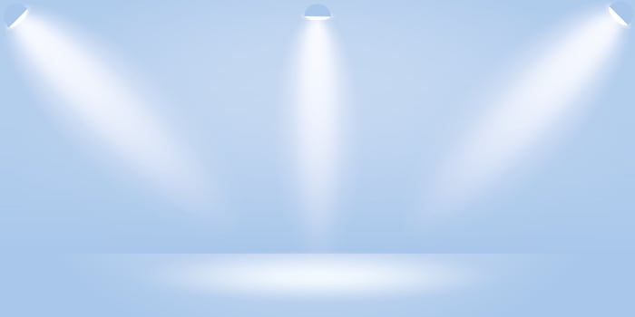 Beautiful light blue pastel background. Minimal scene. Blue empty room. Stand show cosmetic product. Stage showcase. Pastel color sky. Blue background. vector