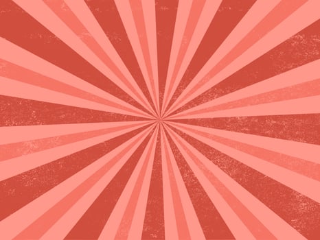 Red sunburst retro and vintage background vector