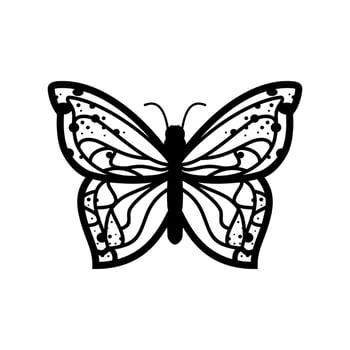 Butterfly icons. Butterfly icon vector design illustration. Butterfly icon simple sign. Butterfly icon isolated on white background from landscaping equipment collection.