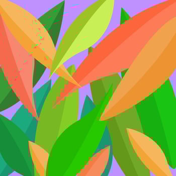 Abstract background leaves plants outdoor garden wallpaper backdrop vector illustration