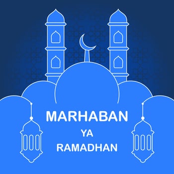 Illustration vector graphic cartoon character of ramadan kareem