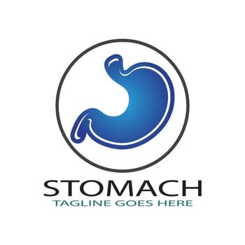 stomach care icon designs vector