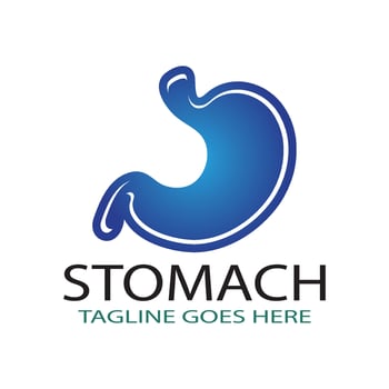 stomach care icon designs vector