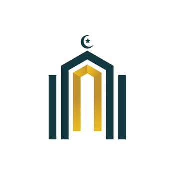 Islamic logo, Mosque vector