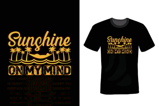 Summer T shirt design, vintage, typography vector