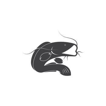 Catfish logo template vector icon