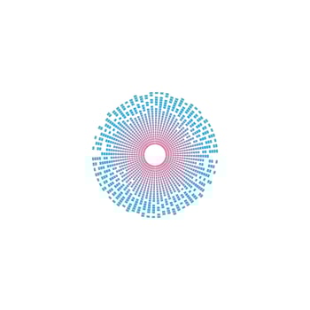 sound wave ilustration logo vector