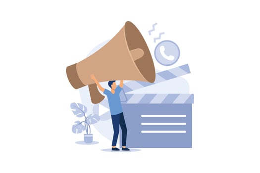 Casting call abstract concept vector illustration. Open call for models, commercial shootings, photo and video casting, modelling agency request, audition for brand advertising abstract metaphor.