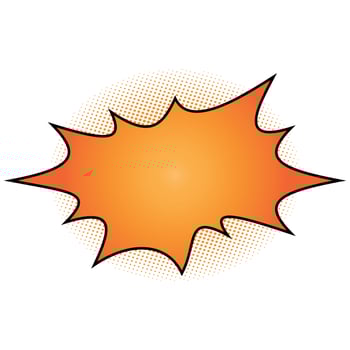 comic speech bubble vector