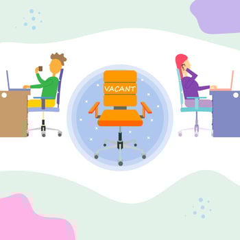 Vacant Position In The Office vector