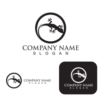 House lizard vector print template