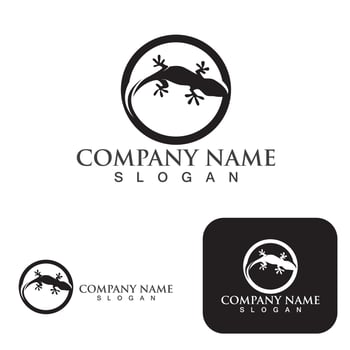 House lizard vector print template