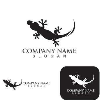 House lizard vector print template