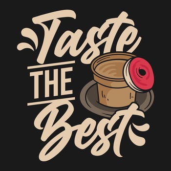 Vintage coffee quotes typography t shirt design vector
