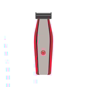 Hair clipper icon vector illustration trimmer barber electric beard. Body care cut shop beauty shaver