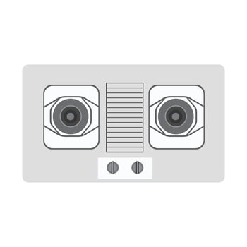 Stove gas vector kitchen icon cooking oven illustration cooker food home burner. Flame equipment fire heat isolated