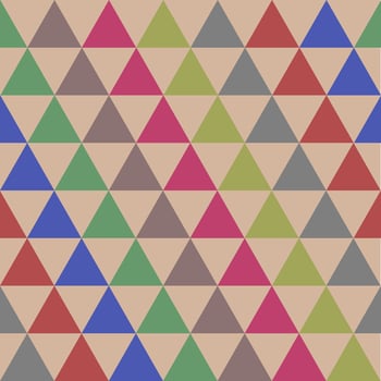 Abstract geometric polygonal pattern with colored triangles for used as poster, banner, border, background, Wallpaper, card, print and etc. vector