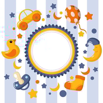 Happy Born Day Background Concept vector