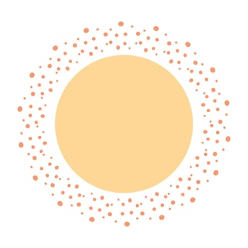 Sun baby print boho minimalist printed wall art geometric sunset print bohemian art vector artwork