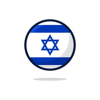 Israel Flag Icon vector