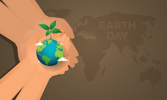 World environment and earth dayWorld environment and earth day. Happy earth day. vector