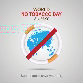 Stop Smoking. World No Tobacco Day. illustration Vector Eps 10.