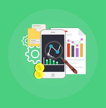 Technology symbol internet control. Web home search person. Screen digital business sign. Information equipment safety icon. Communication service isolated vector. Office network concept flat audit vector