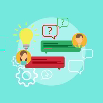 FAQ problem question icon solution vector. Isolated ask creative concept doubt service answer. Knowledge mark help business advice text. Frequently assistance helpdesk. Know how information support vector