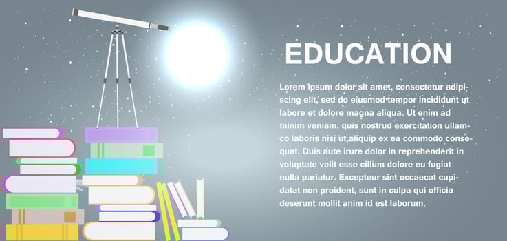 School education study symbol isolated. University concept vector sign icon. Knowledge book background science college literature. Classroom graduation technology. Library design work person educate