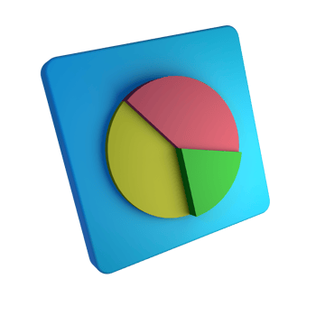 icon pie chart diagram business png