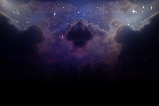 Space galaxy background with shining stars and nebula, Vector cosmos with colorful milky way, Galaxy at starry night, Vector illustration