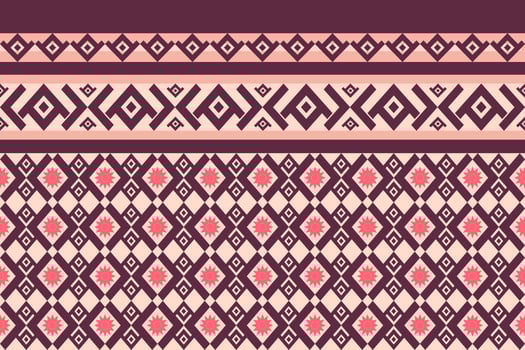 Rhombus and triangle symbols tribal ethnic motifs geometric background. Eclectic geometric shapes sprites tribal motifs clothing fabric textile print traditional design with triangles vector