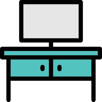 lcd table vector illustration on a background.Premium quality symbols. vector icons for concept and graphic design.