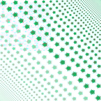geometric background light green star shape vector