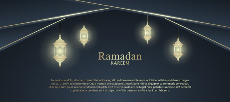 Ramadan Kareem Islamic Background Illustration vector