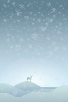 snowflakes winter background illustration vector