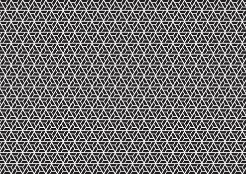 Geometric pattern design background in black and white vector