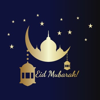 Eid Mubarak Vector Illustration